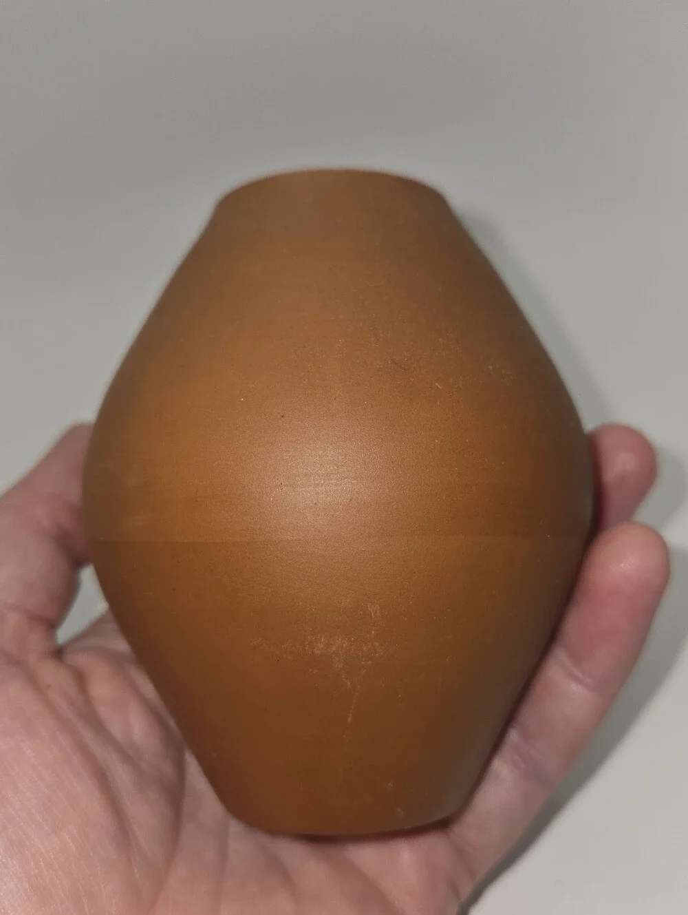 Handmade  Terracotta Clay Vase Mini Appx 4in. Minimalistic. Earth